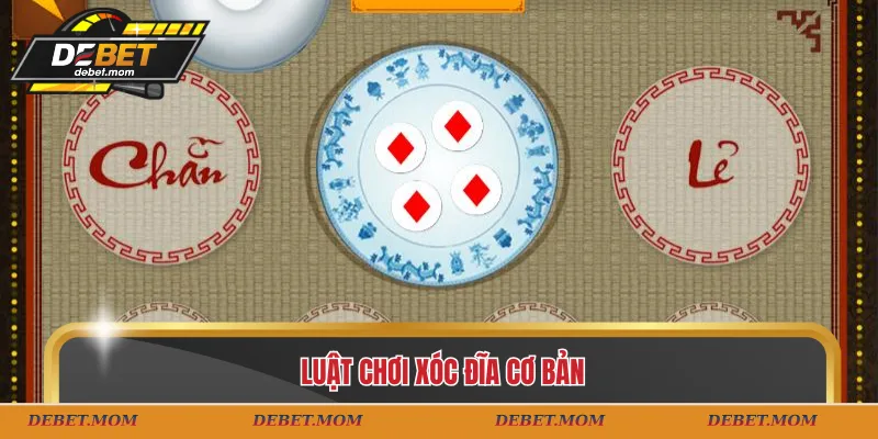 Luật chơi xóc đĩa cơ bản